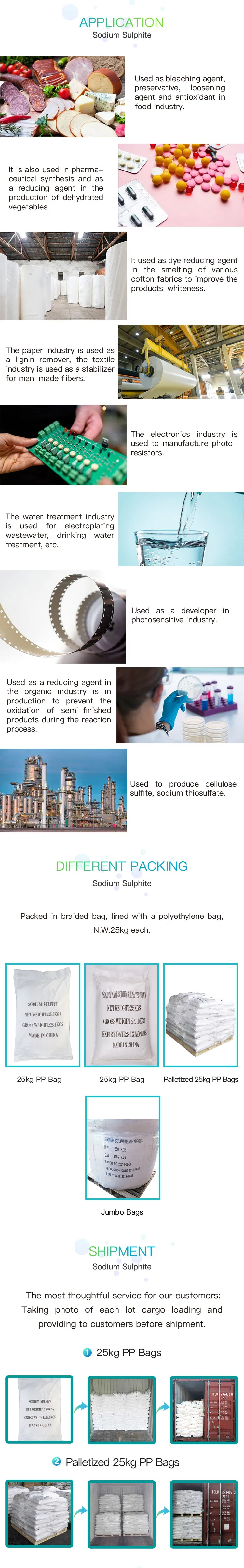 Sodium Sulphite Mudanjiang Fengda 90% 92% Min Food Grade Price Na2so3 7757-83-7 Sodium Sulfite Sodium Sulphite