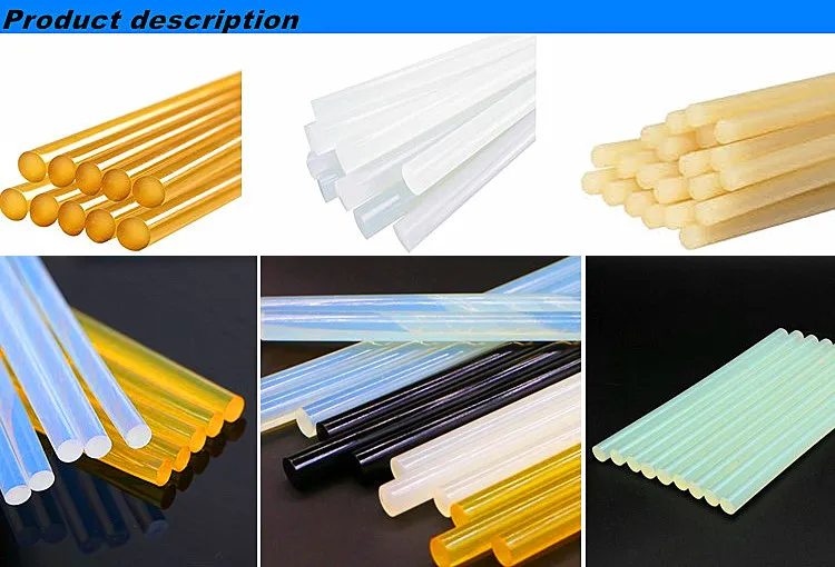 Transparent Clear Hot Melt Glue Stick Glue Bar Glue Stick for Paper Box Glue Packaging Hot Melt Glue Stick Handcrafts Glue Carton Hot Melt Glue Bar