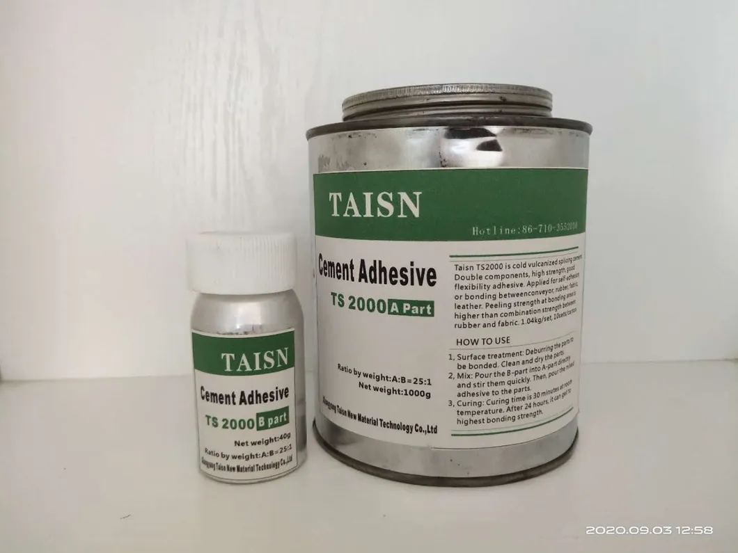 Ts2000 Conveyor Belt Cold Vulcanizing Cement Rubber Repair Glue Solution