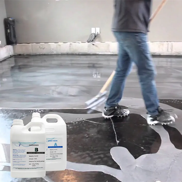 Two Components Wholesale Crystal Epoxy Resin Clear Liquid for Adhesive Glue Crystal for Epoxy Resin for 3D Floor Paint