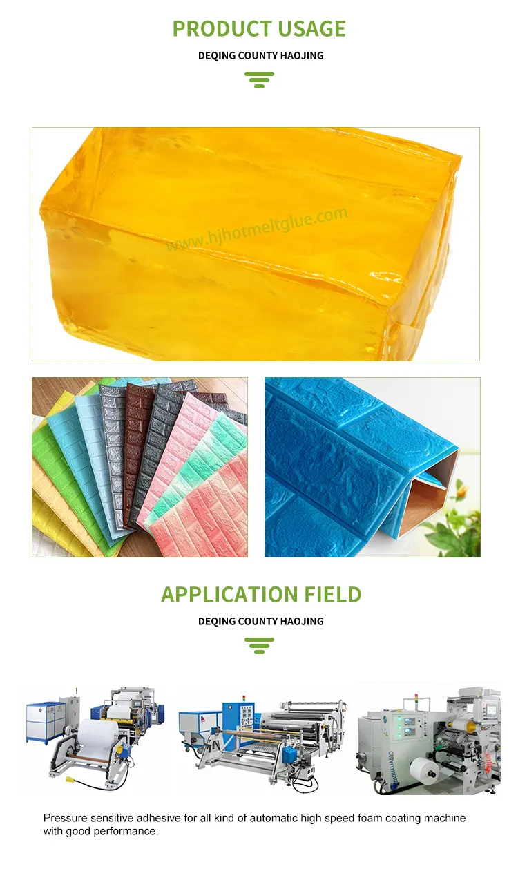 Wholesale 3D Brick Glue Self Adhesive Wall Stickers Foam Hot Melt Glue Wallpaper Glue for Sale